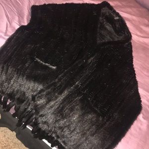 Fur Shawl, no tags but never worn! Great condition